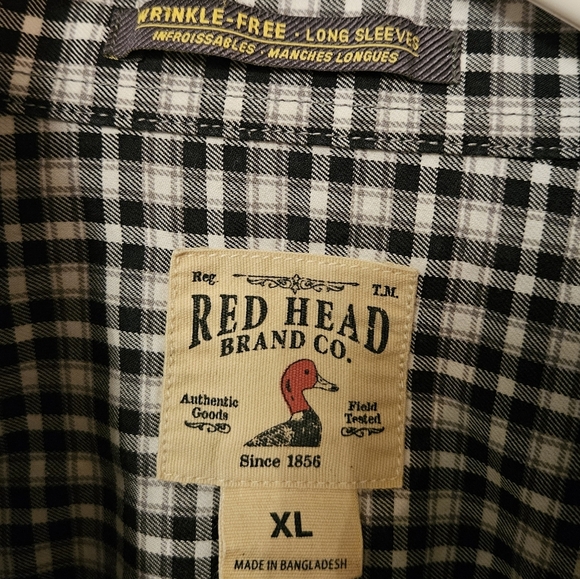 Red Head Brand Co. Mens XL long sleeve button-down shirt. - Picture 6 of 7